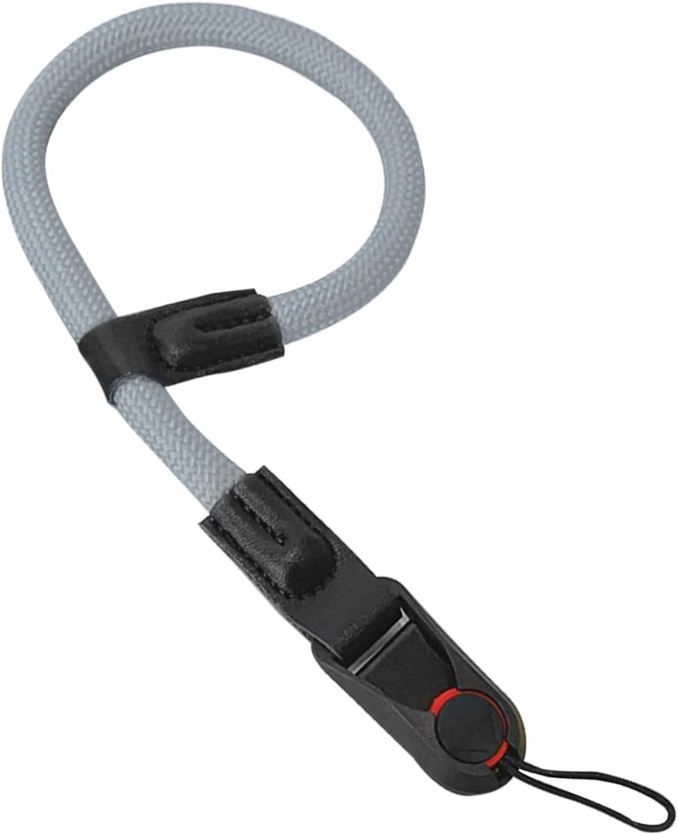 Verstelbare camera strap van klimtouw, snel te bevestigen polsband voor diverse camera's en gebruiksgemak