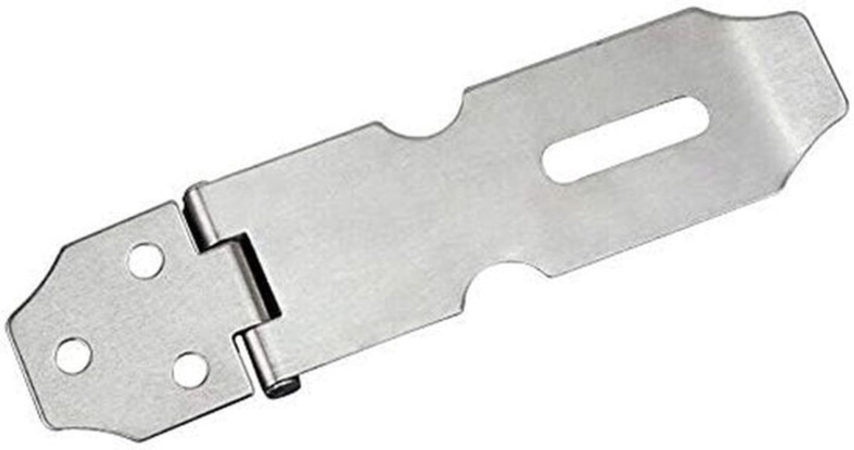 3Pcs Deur Padlock Hasp, 2 inch RVS Zware Barn Lock Hasp, Deur Slot Poort Beveiligingsslot Scharnier voor Interne Externe Deur Kast Kast