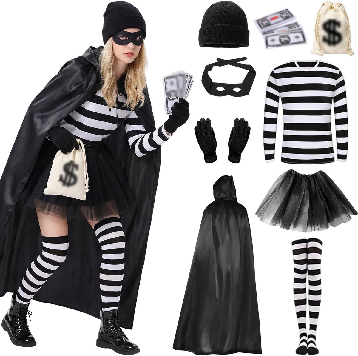 Unisex Raveparty Kostuum voor Carnaval en Cosplay, Perfect voor Feestjes en Evenementen