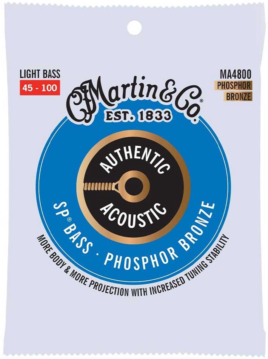 Martin MA4800 Phosphor Bronze Snaren voor Akoestische Basgitaar (45-100)