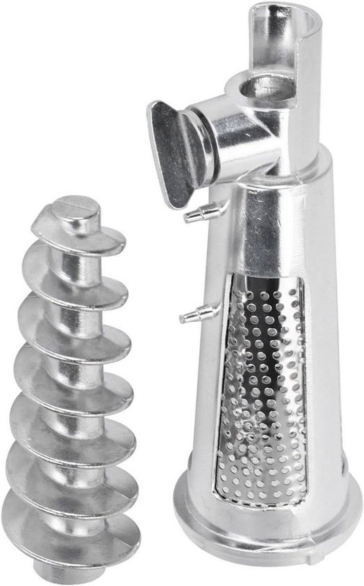 Vleesmolen opzetstuk voor mixers - Keukenhulp mixeraccessoires met tomatensapcentrifuge, spiraalvormige as, en filterhuls