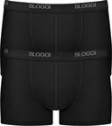 Twee zwarte Sloggi boxershorts.