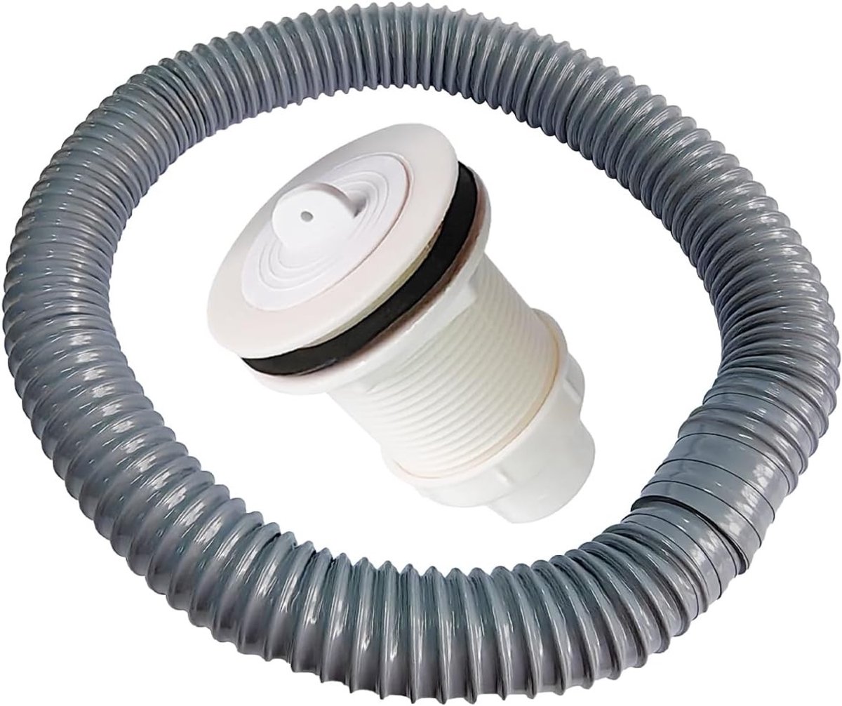 Flexibele Afvoerpijp Verbinding voor Keuken en Badkamer, 64mm Afvoer Kit voor Sink Drain en Sanitair