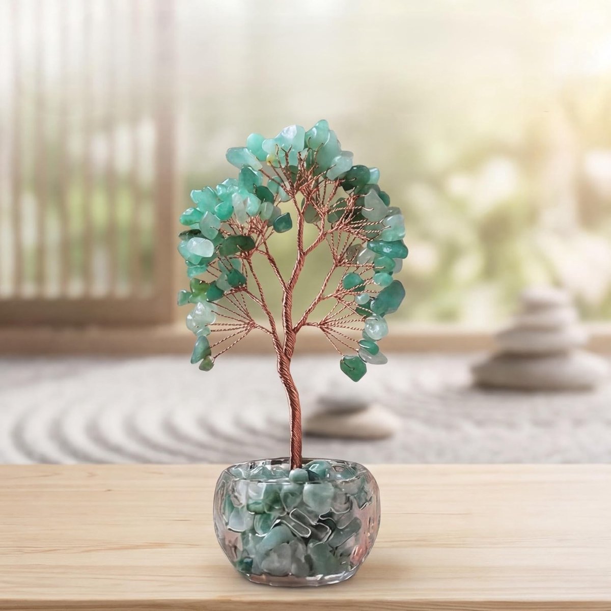 Handgemaakte Bonsai Boom van Genezing Kristallen, Positieve Energie, Feng Shui Decor, Geluk en Rijkdom, Perfecte Verjaardagscadeaus voor Vrouwen