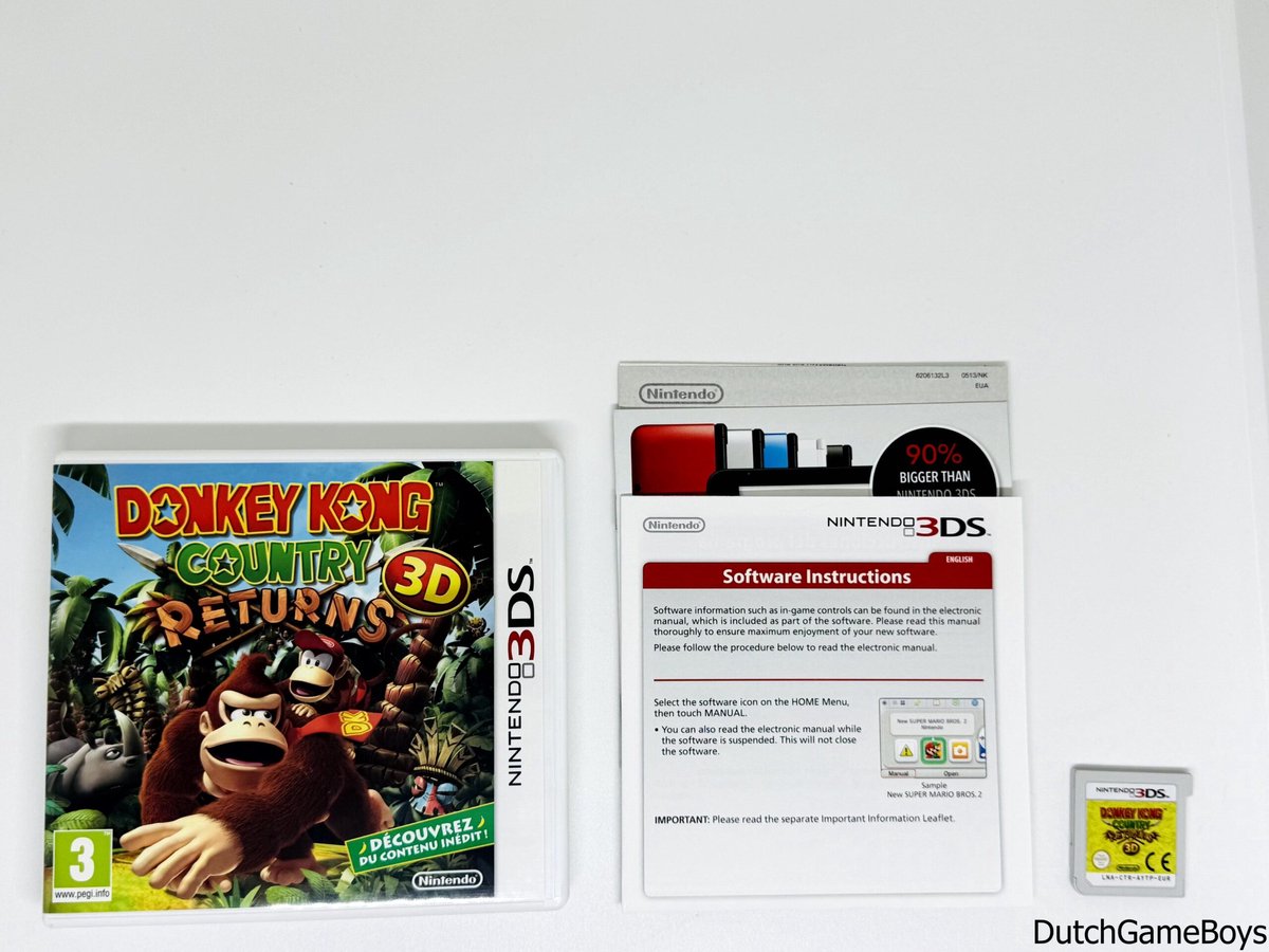 Nintendo 3DS - Donkey Kong Country - Returns 3D - FRA