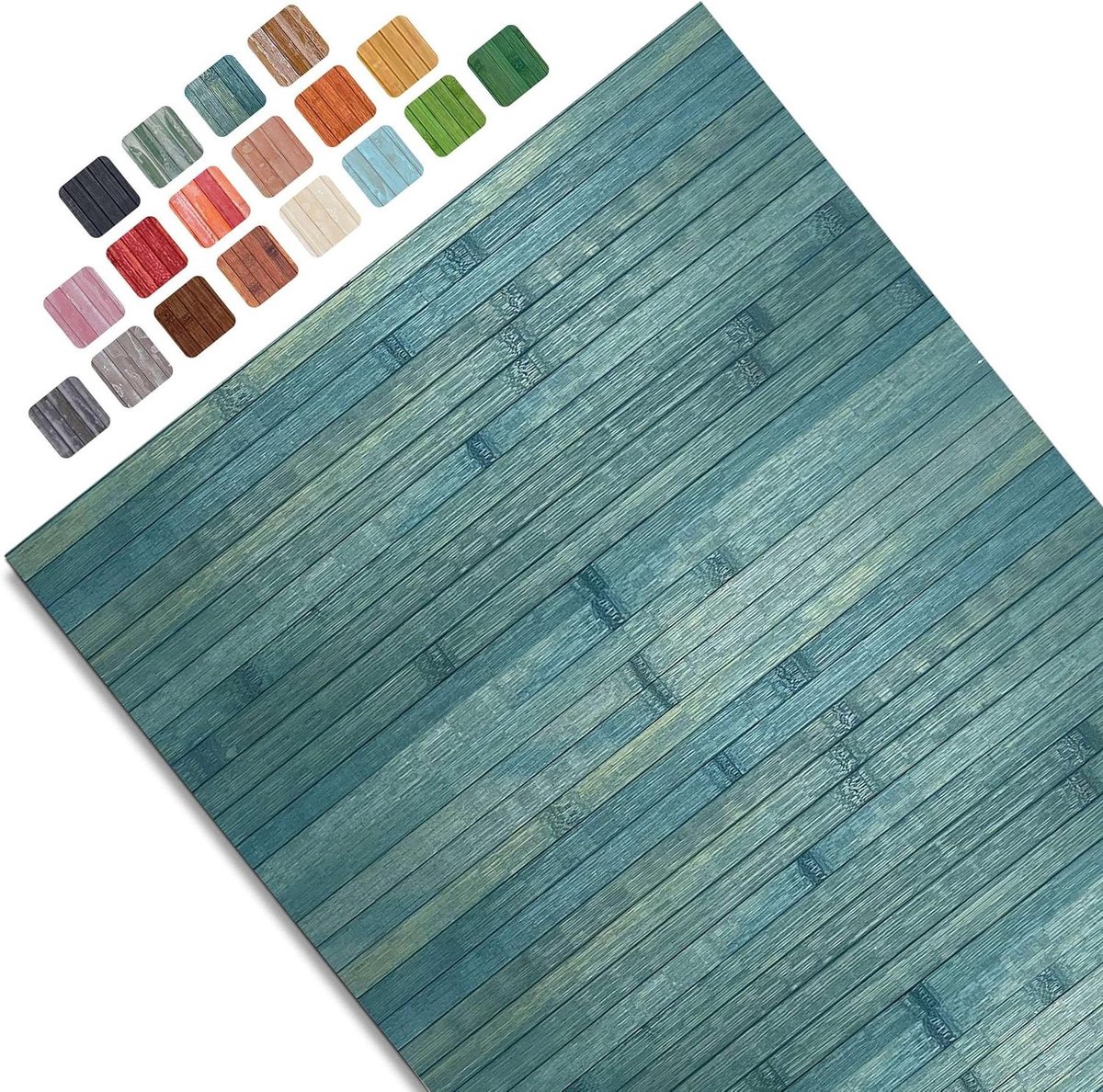 Keukenloper bamboe - Houten vloerkleed - Keuken decoreren - Waterafstotend design - 50 x 2