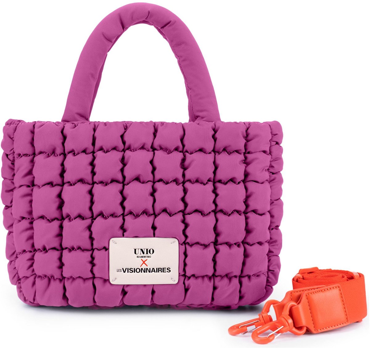 Unio Hamburg x Les Visionnaires handtas schoudertas Bubble Unio Cortina Fuxia roze