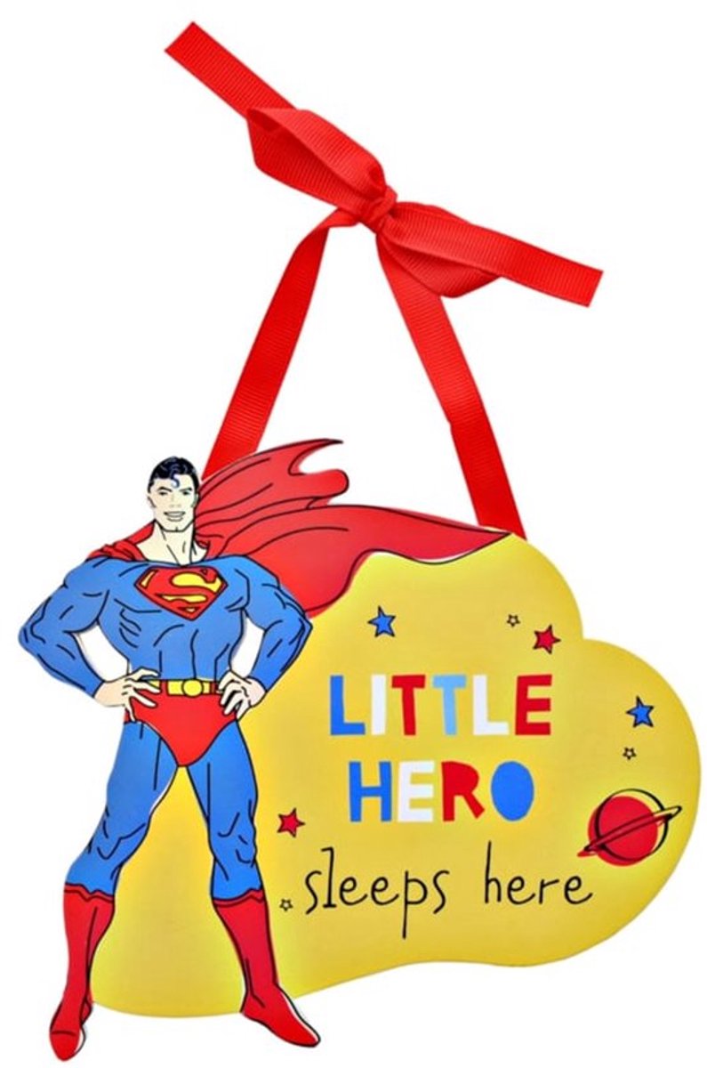 Warner Bros' Superman hanger - Deurhanger - Decoratiehanger - Kinderkamer