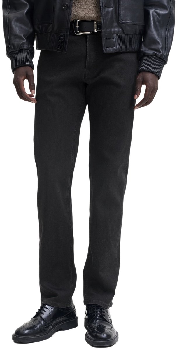 Jack & Jones Heren Jeans Broeken tapered Fit Zwart 38W / 32L Volwassenen