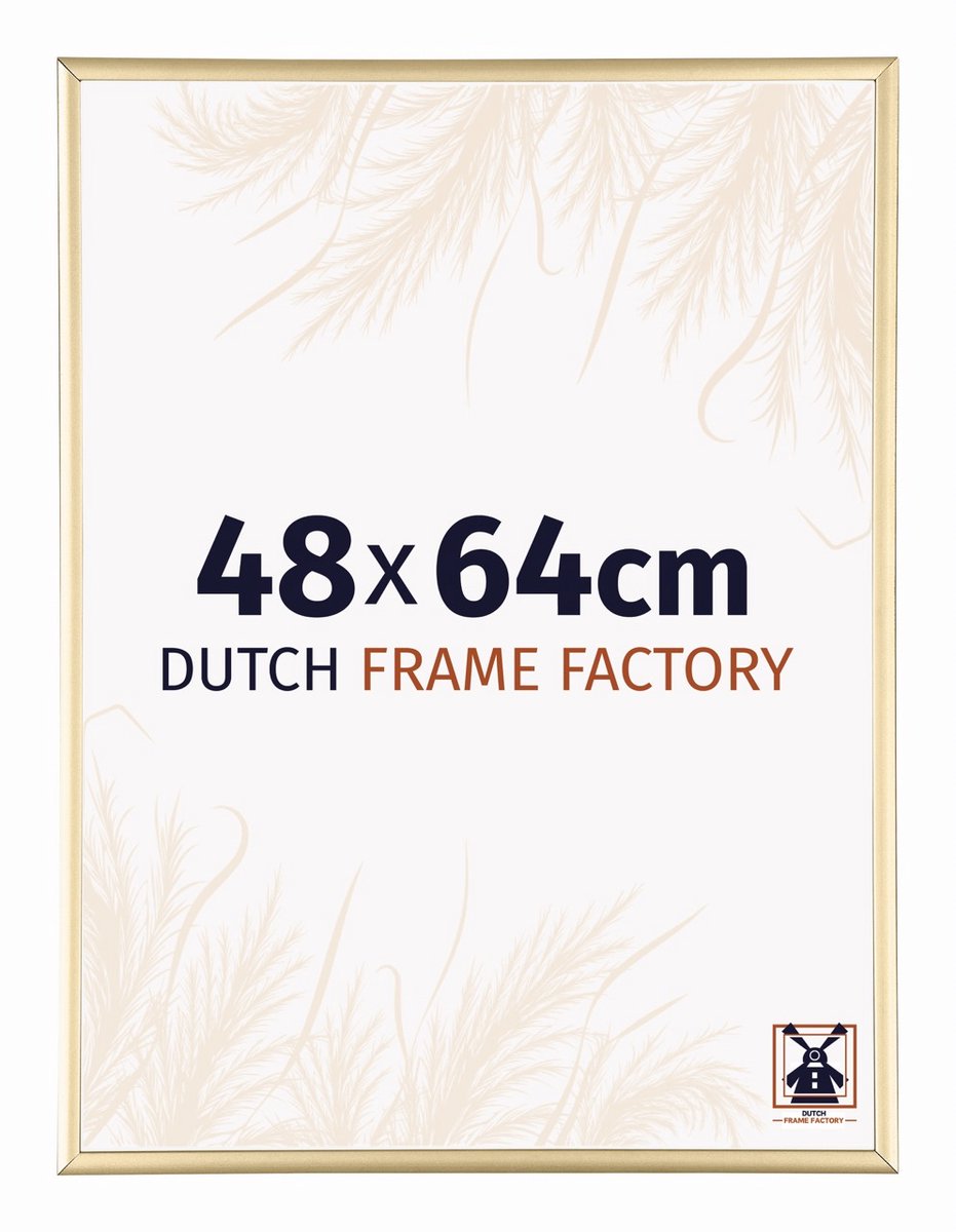 Dutch Frame Factory Fotolijst 48x64 cm - Aluminium - Goud - Kampen