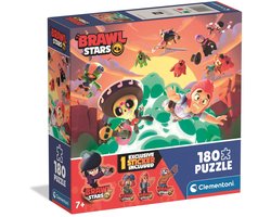 Clementoni - Puzzel - 180 Stukjes - Brawl Stars Design 4 - Kinderpuzzel - Legpuzzel - Vanaf 7 Jaar