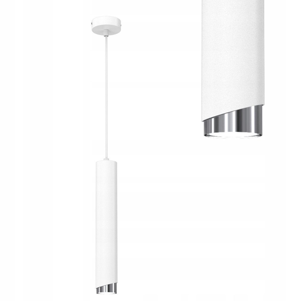 Hanglamp Metaal GU10 Loft Spot Goud Wit Chroom 110cm