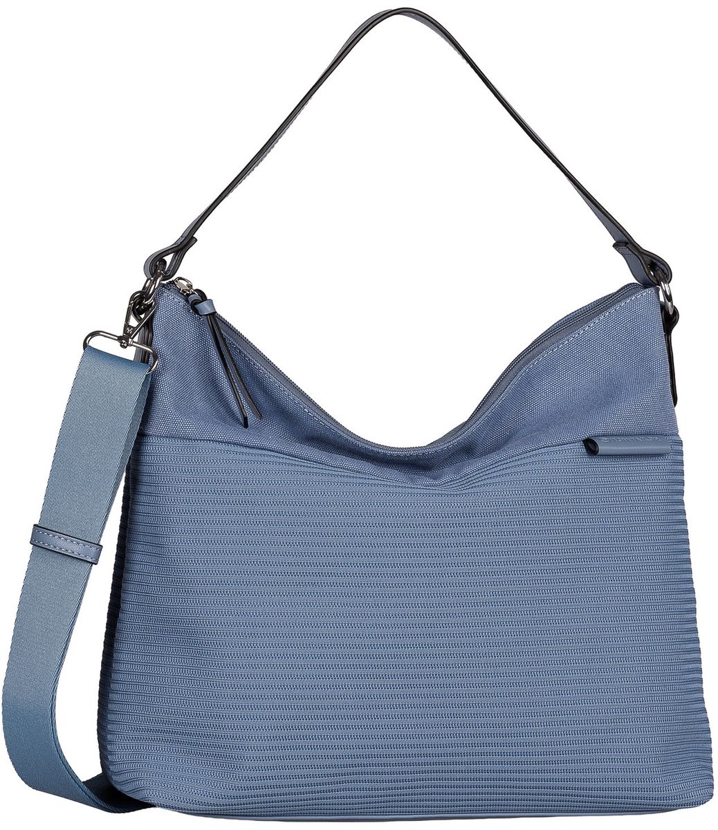 TOM TAILOR schoudertas Vesna Hobo Bag Mid Blue blauw