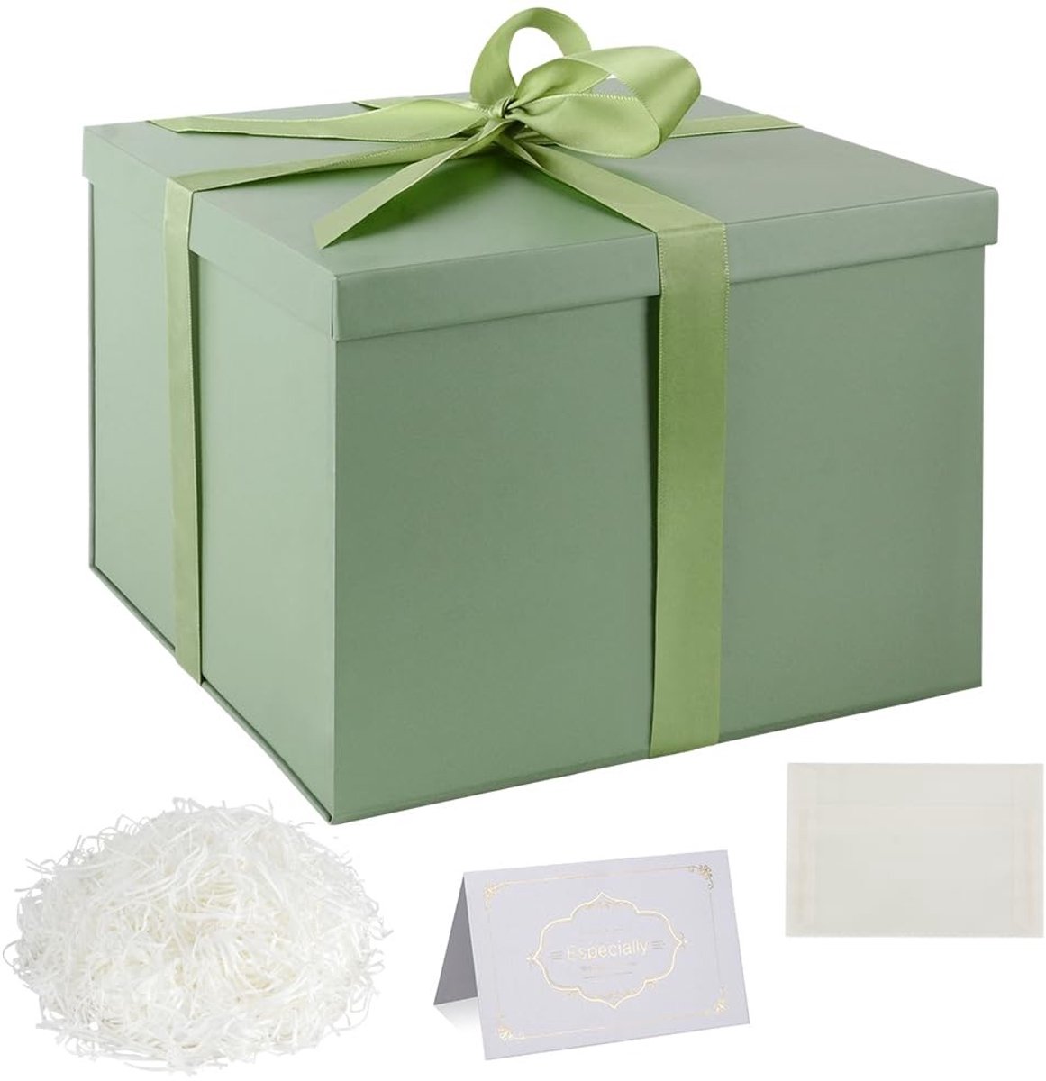 SolidKeus - Groene Geschenkdozen met Deksel voor Feestelijke Gelegenheden