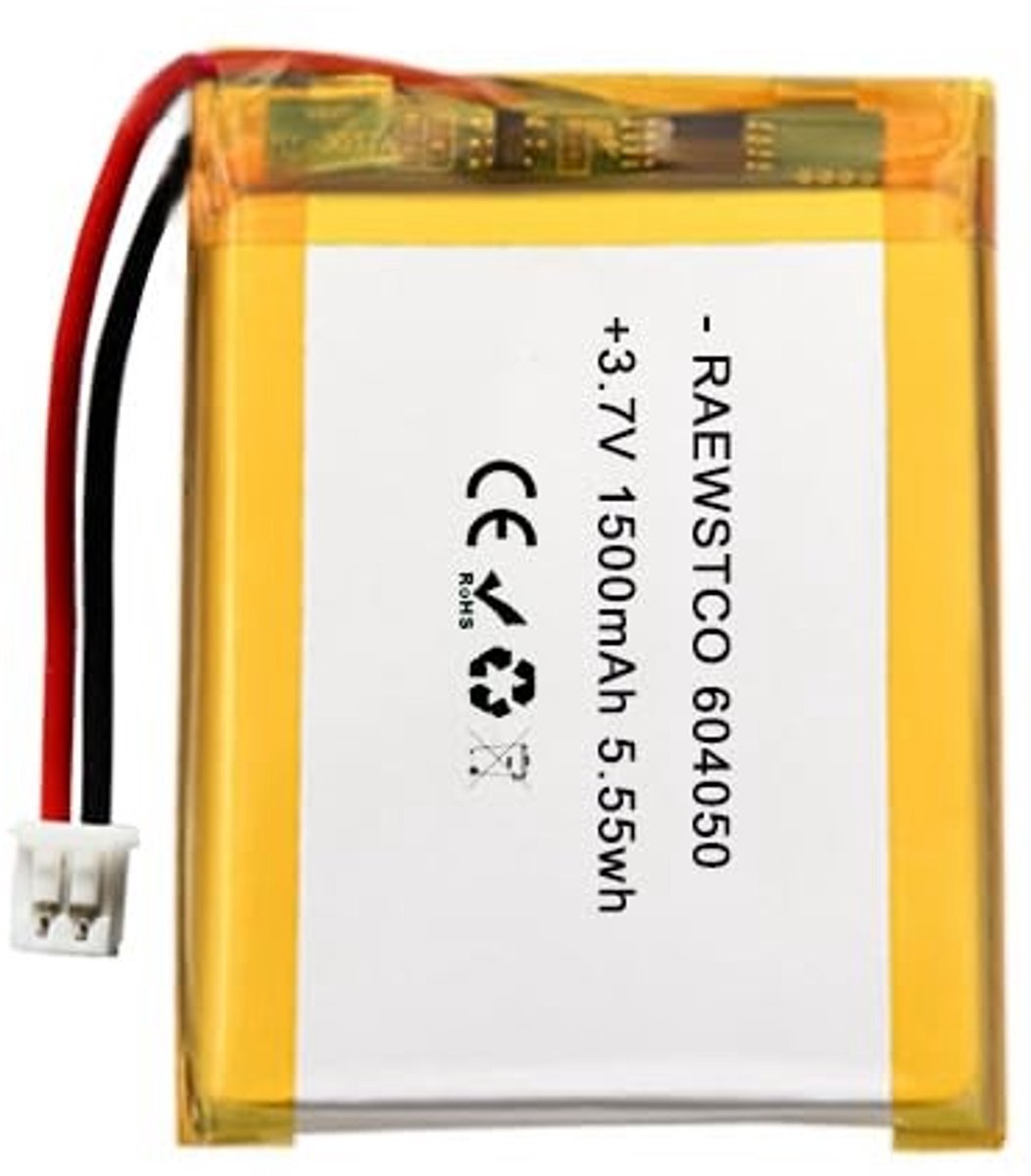 SolidKeus - Polymeer Lithiumbatterij 1500 mAh voor Smart Apparaten