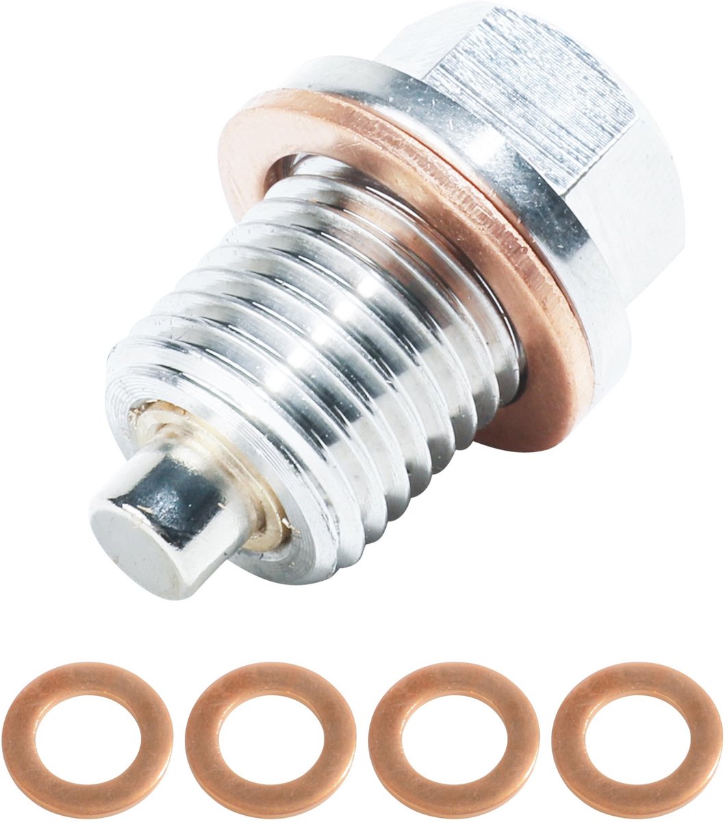 SolidKeus - Magnetische Olieafvoerkraan met Sealing Ring (M14x1.5)