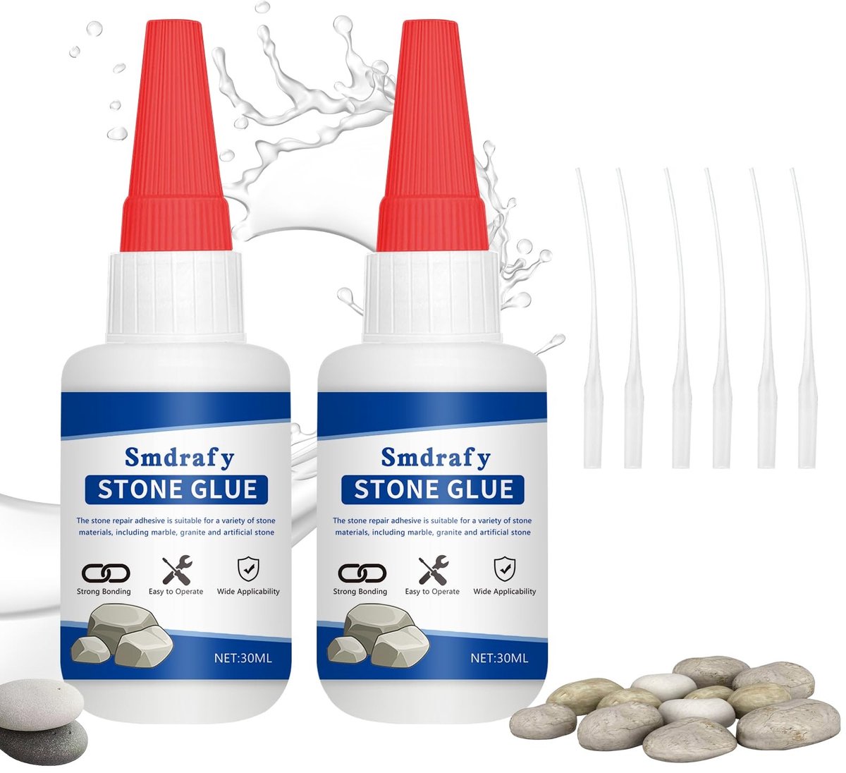 SolidKeus - 2 Stuks Steenlijm voor Diverse Materialen