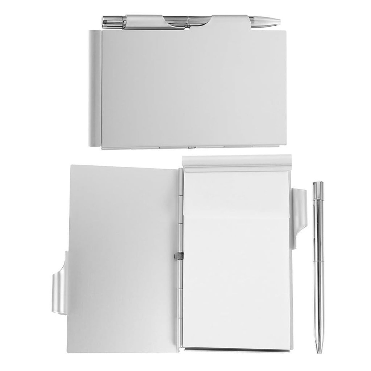 SolidKeus - Mini Aluminium Notitieboekje voor Draagbaar Gebruik