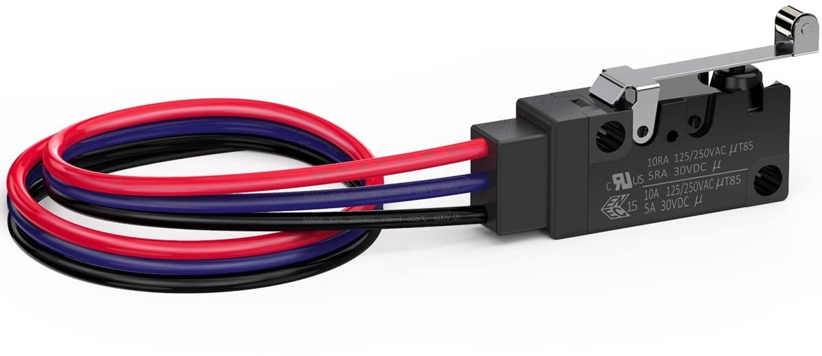 SolidKeus - Waterdichte Micro Switch met Hinge Lever 10A 125/250V