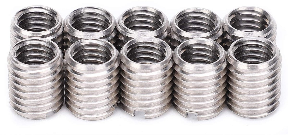 SolidKeus - Set van 10 Conversienuts voor Draadverbindingen in RVS