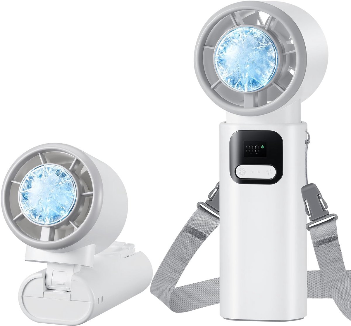 SolidKeus - Draagbare Mini Ventilator met IJs Koeling