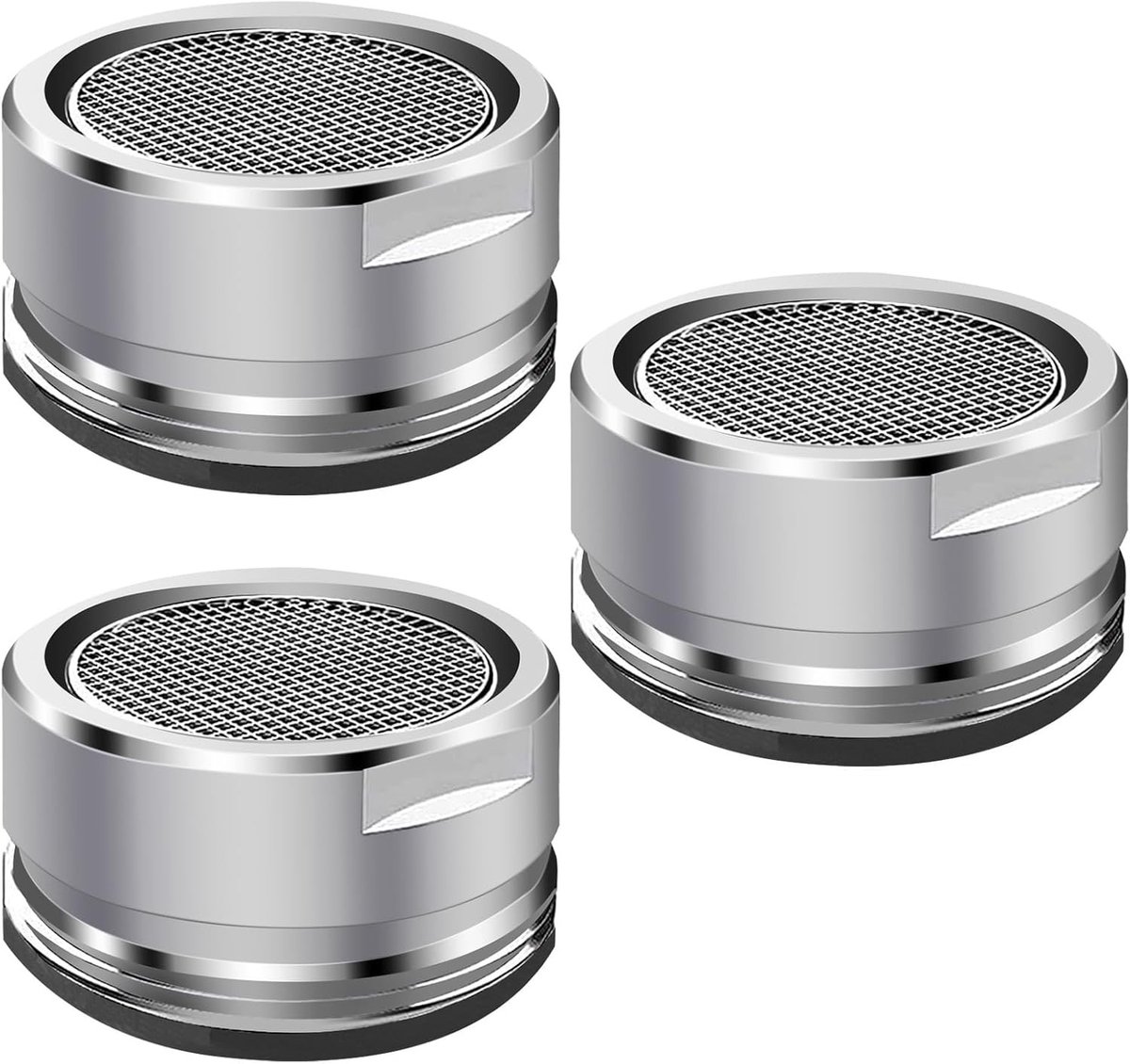 Waterhansip - M24 - Metalen Buitendraad - Mengmondstuk met Roestvrijstalen Filter - Voor Waterbesparing