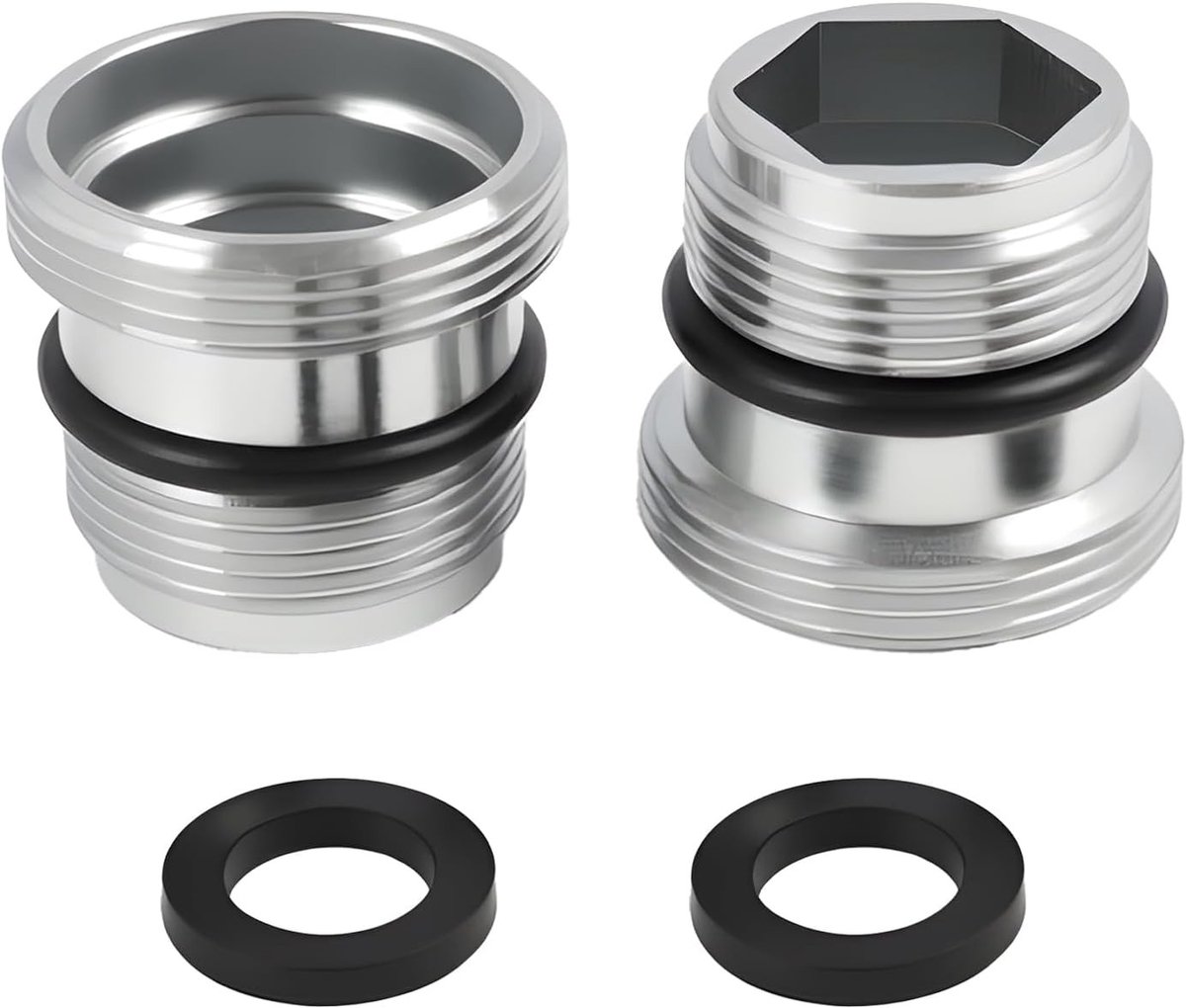 Kraanadapter M18 naar M22 - Zilver - Verchroomd Messing - Voor Keuken en Badkamer