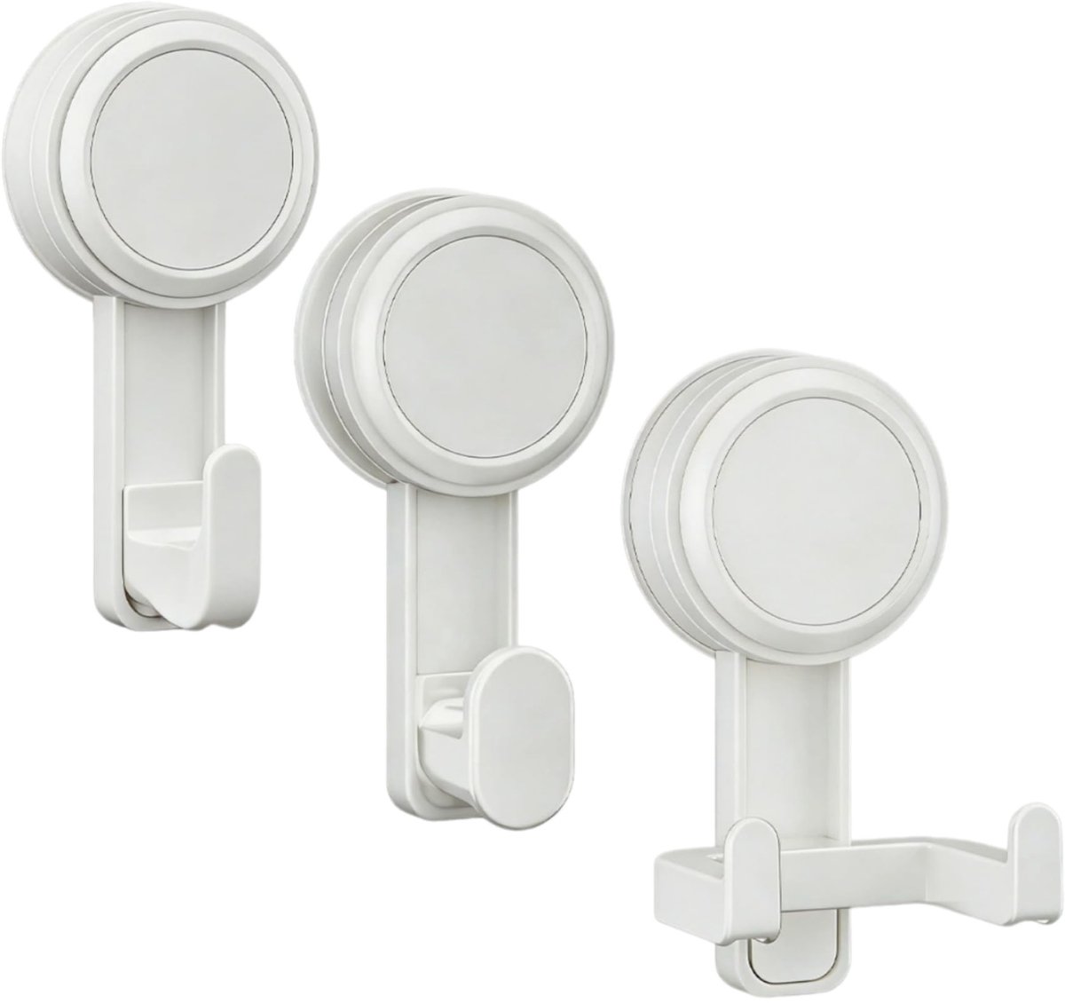 SolidKeus - Set van 3 Zuignap Haken Zonder Boren