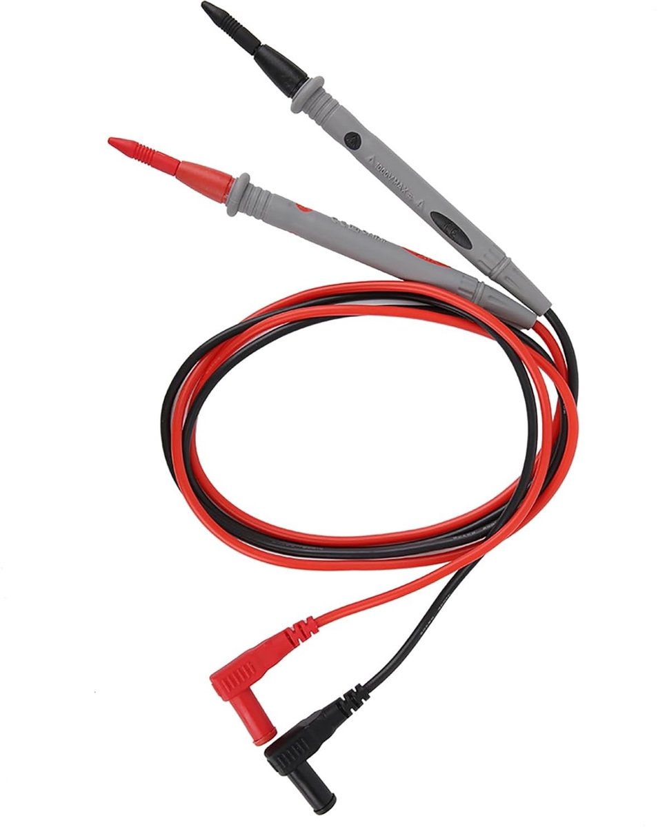 1000 V Multimeter Meetsnoeren van Siliconen - Elektricien Testsonde Pen Set van 2 Stuks voor Nauwkeurige Metingen en Diagnoses