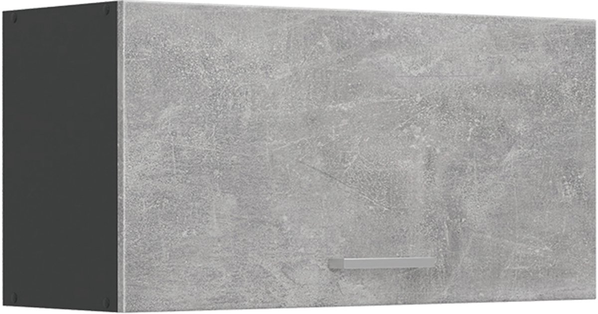 Vicco Hangkast R-Line, Beton/Antraciet, 80 cm Plat