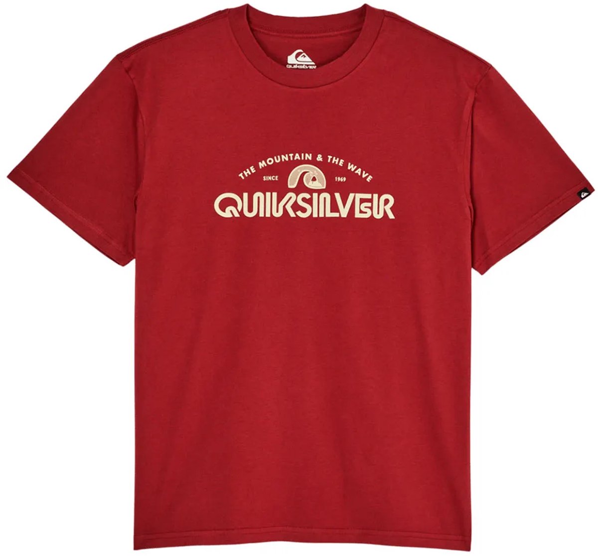 Quiksilver Ev Vista T-shirt Met Korte Mouwen L Man Rood