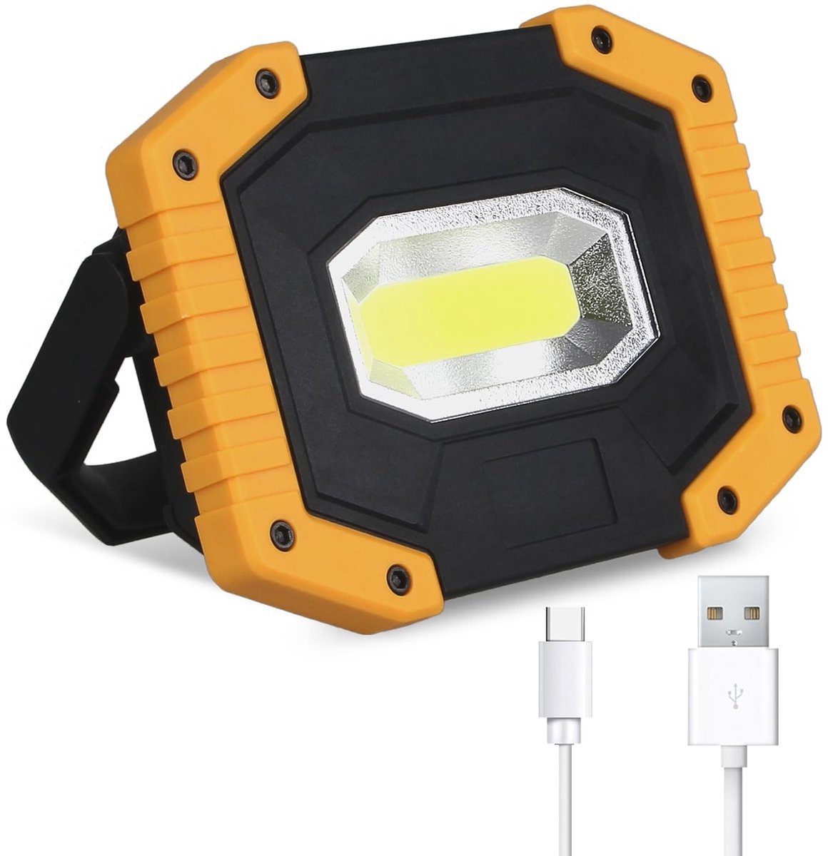 Elzusha - Oplaadbare LED Bouwlamp 30W 2000LM met Powerbank Functie - Draagbaar