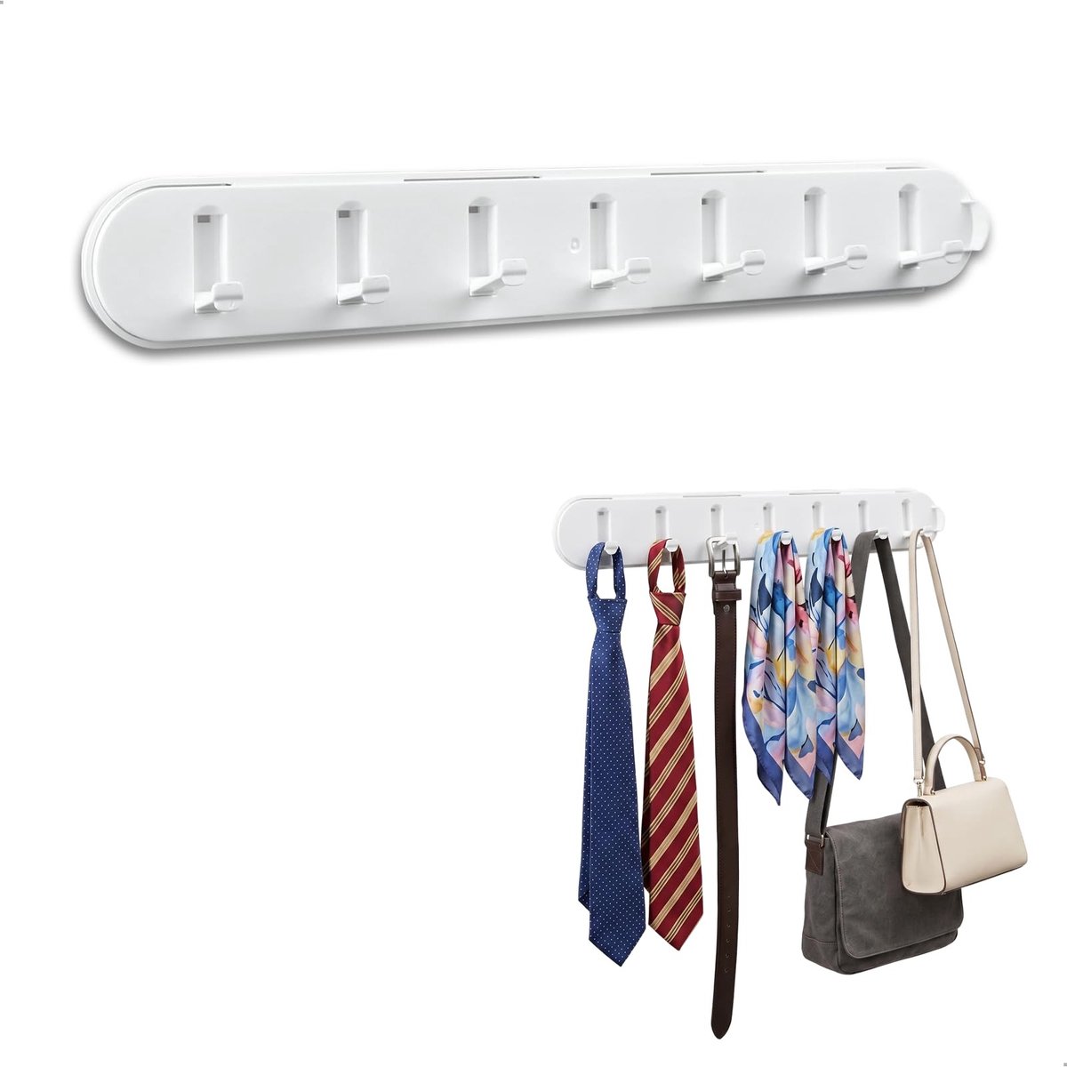 SolidKeus - Handtasorganizer met Zelfklevende Bevestiging, Wit