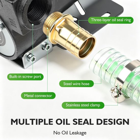 SolidKeus - Draagbare Dieselpomp met 50 L/Min Capaciteit — afbeelding 2
