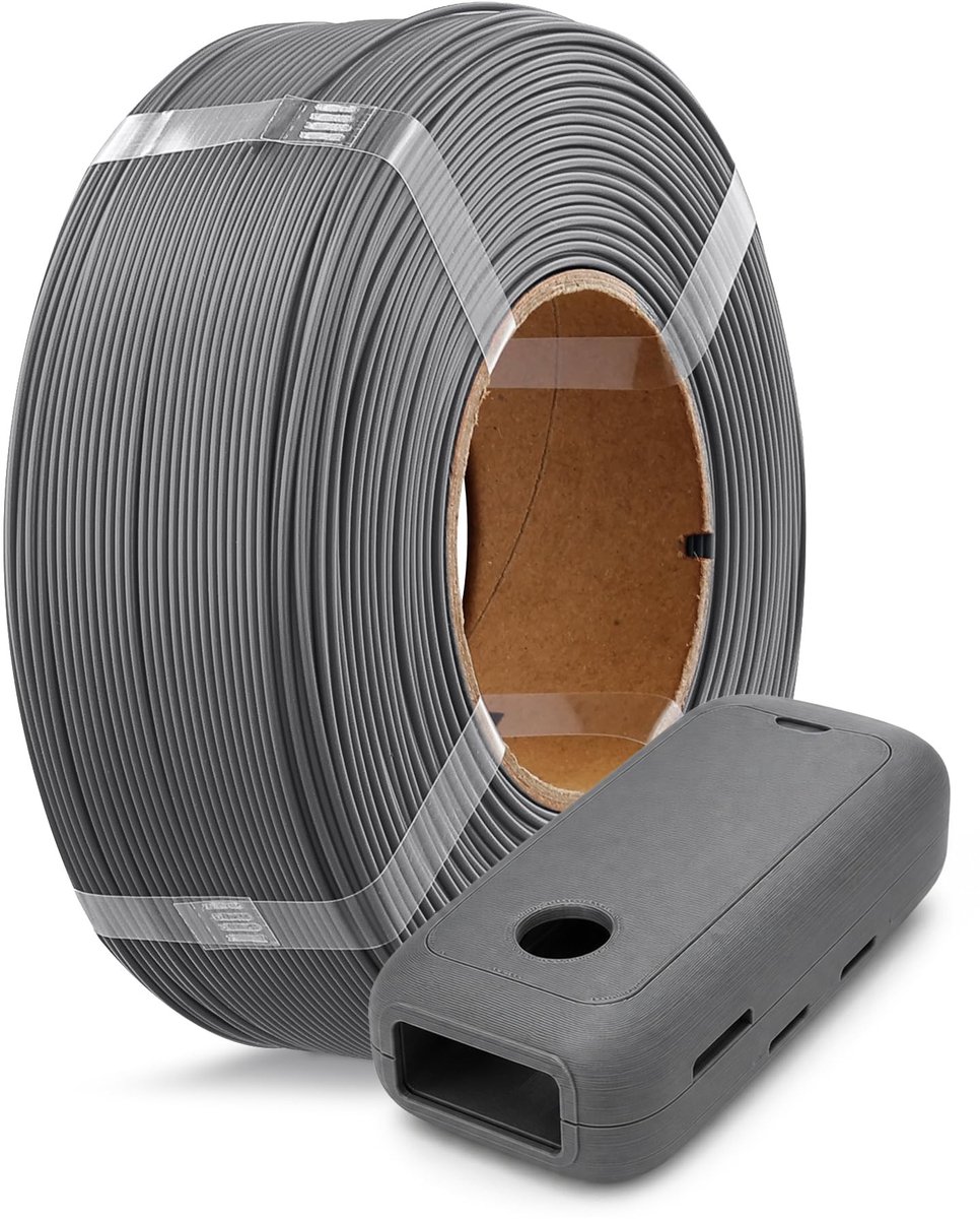 SolidKeus - PLA Plus Navulverpakking 1,75 mm Space Gray