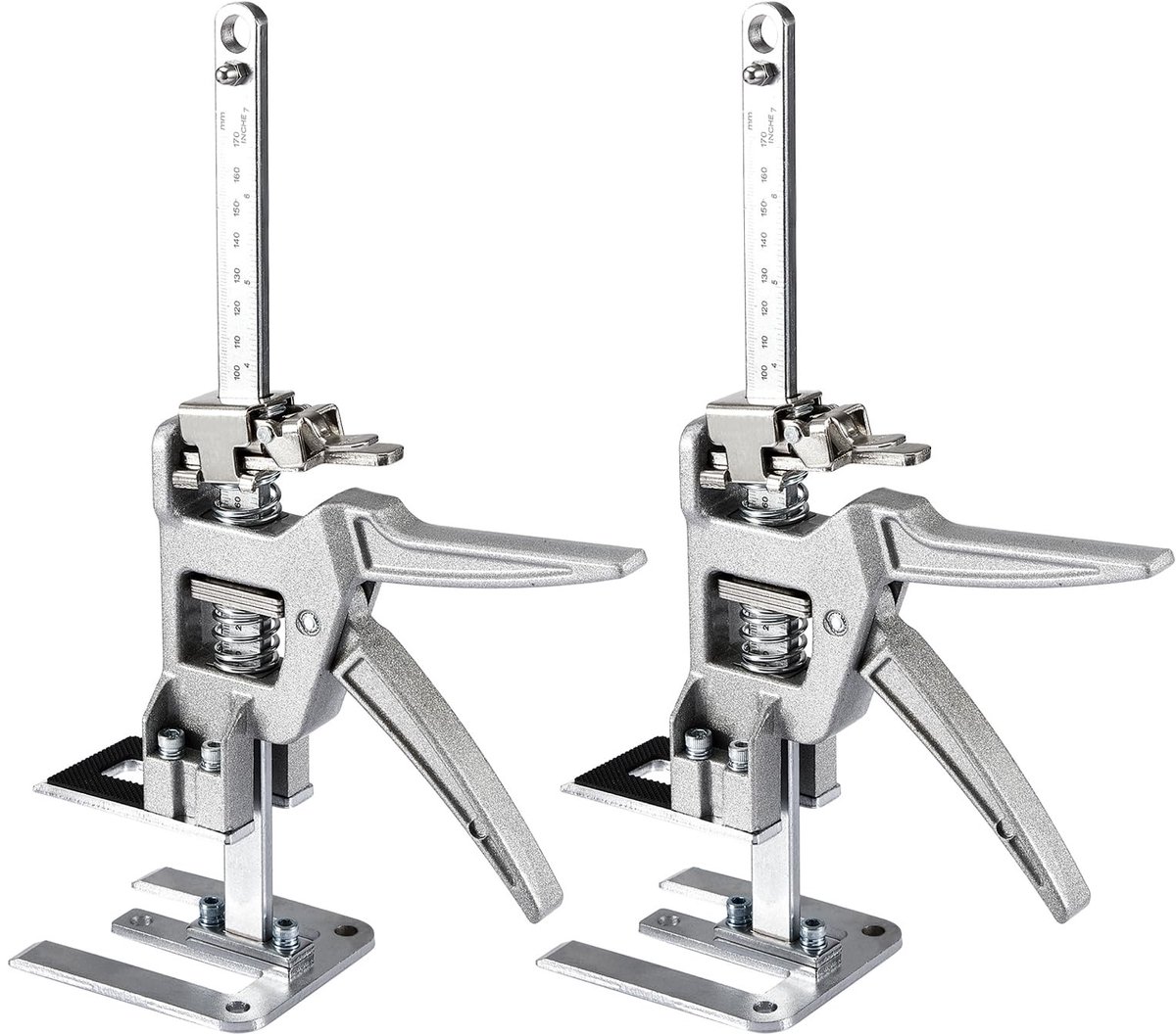SolidKeus - 2 Pack Meubelheffer met Precisieschaal en Carbon Staal
