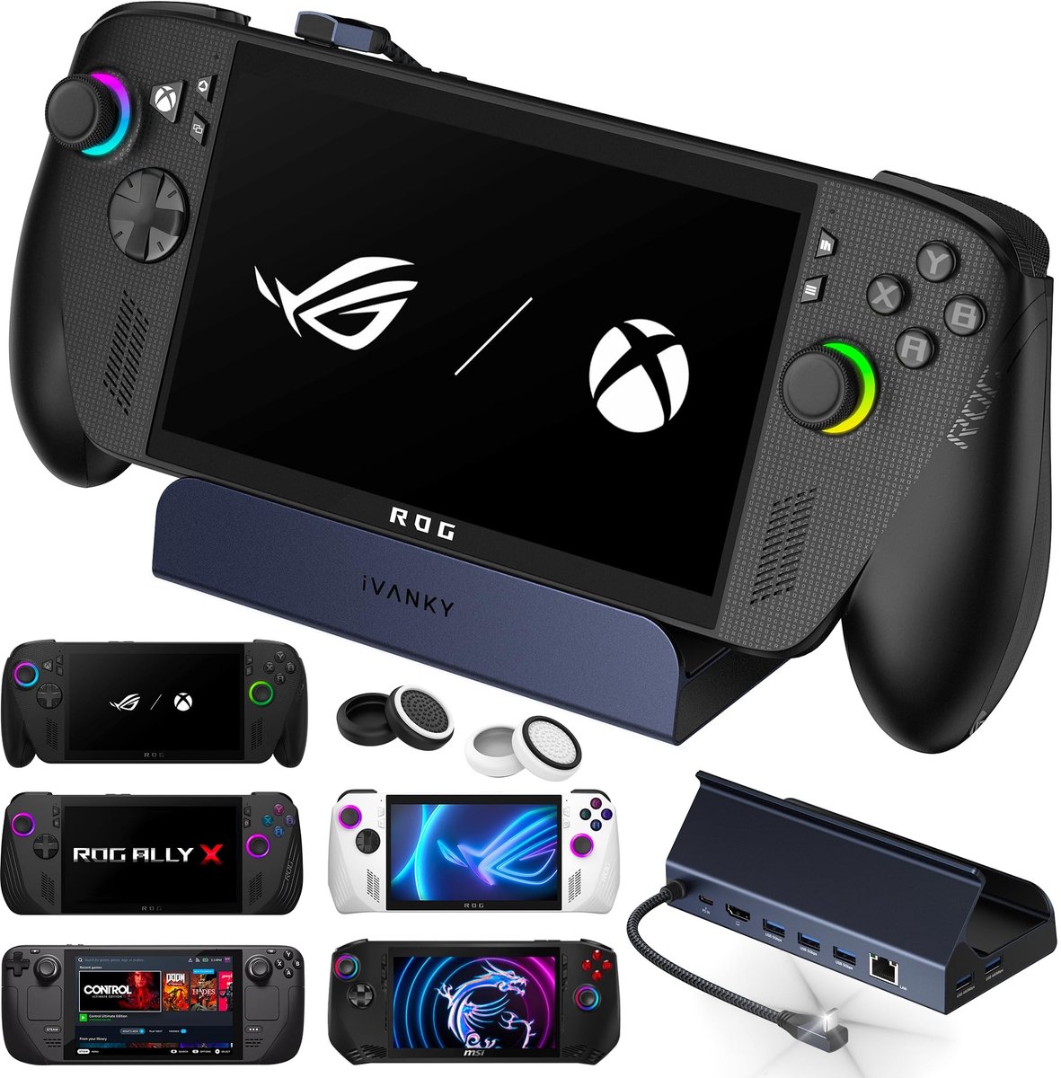 SolidKeus - 10-in-1 Docking Station voor Gaming en Streaming