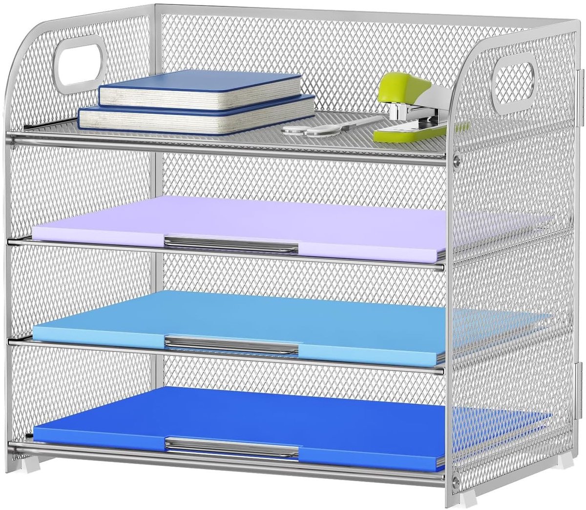 SolidKeus - 4-laagse Papierorganizer met Handvat