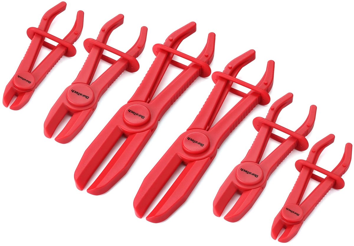 SolidKeus - Set van 6 Slangklemmen met Pliers voor Flexibele Slangen