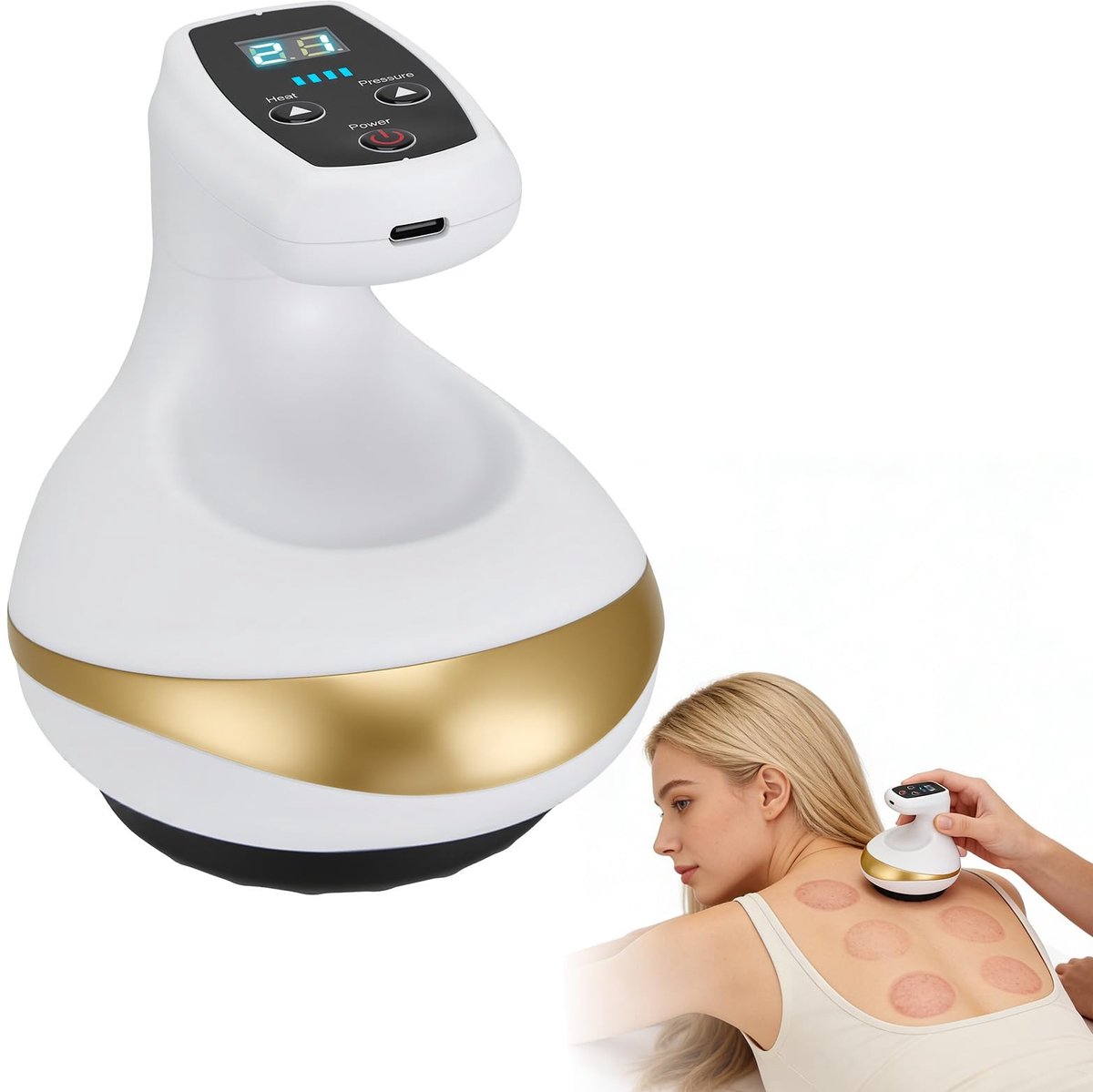 SolidKeus - Elektrische Cellulite Massager met 4-in-1 Functie
