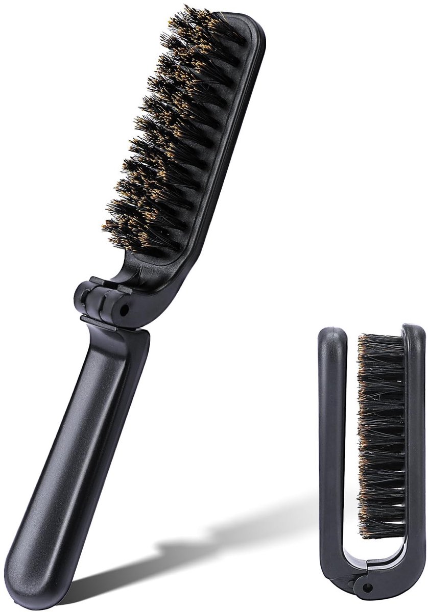 SolidKeus - Vouwbare Haarborstel met Anti-Static Borstels