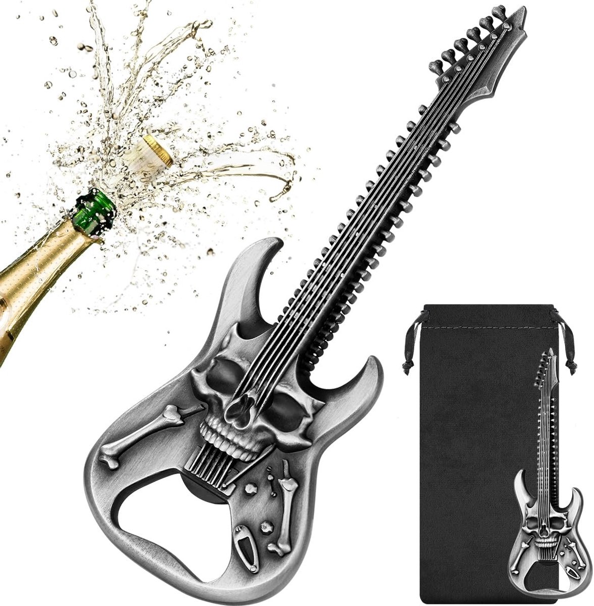 SolidKeus - Skull Gitaar Flesopener