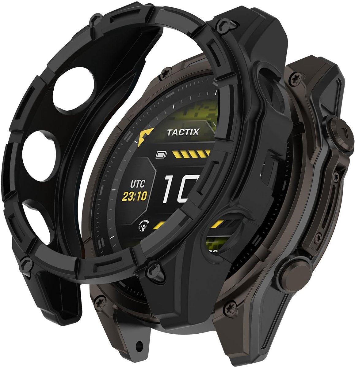 SolidKeus - Beschermhoes voor Garmin Tactix 8 51mm, Anti-Kras en Schokbestendig