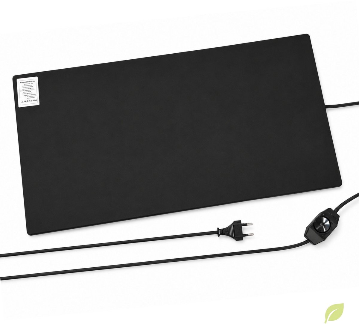 Bol.com Durensa® - infrarood bureauverwarming - Dimbaar - 300*600*8 mm - 160W - zwart aanbieding