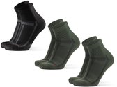 DANISH ENDURANCE Hardloopsokken voor Lange Afstanden - Blarenbescherming - Unisex - 3 paar - 35-38