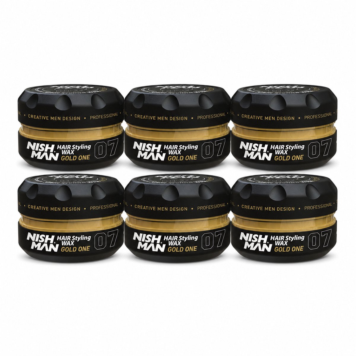 Nishman 07 Gold One Haarwax - 6 stuks - 150 ml