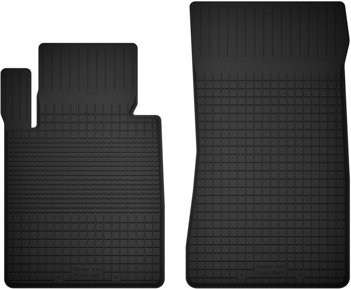 Matten vooraan geschikt voor BMW Z3 E36/7 (1997-2002) Cabrio | 2-delige set, alleen voor | betere pasvorm dan universele matten | zwart