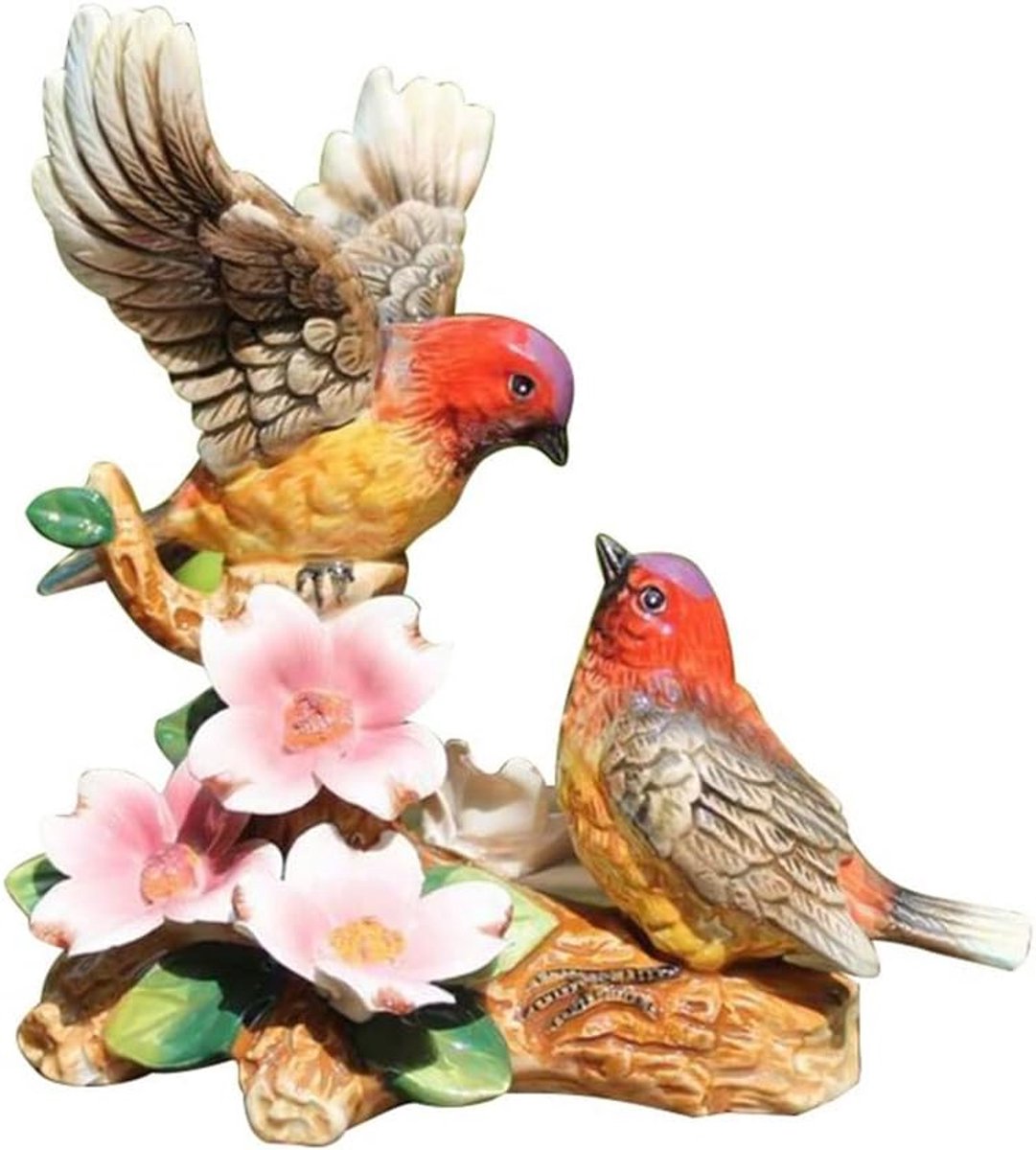 Decor Ornament Keramiek Ekster Vogel Beeldje Craft Decoraties, Geschikt For Kleine Ornamenten Van De Studiekamer TV Kastje