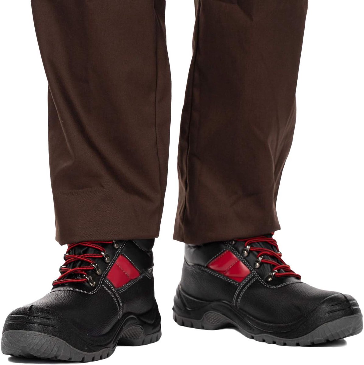 Werkschoenen voor heren, veiligheidsschoenen S3 met stalen neus, waterdichte werkschoenen, antislip, zwart, leer, veiligheidsschoenen, licht, 39