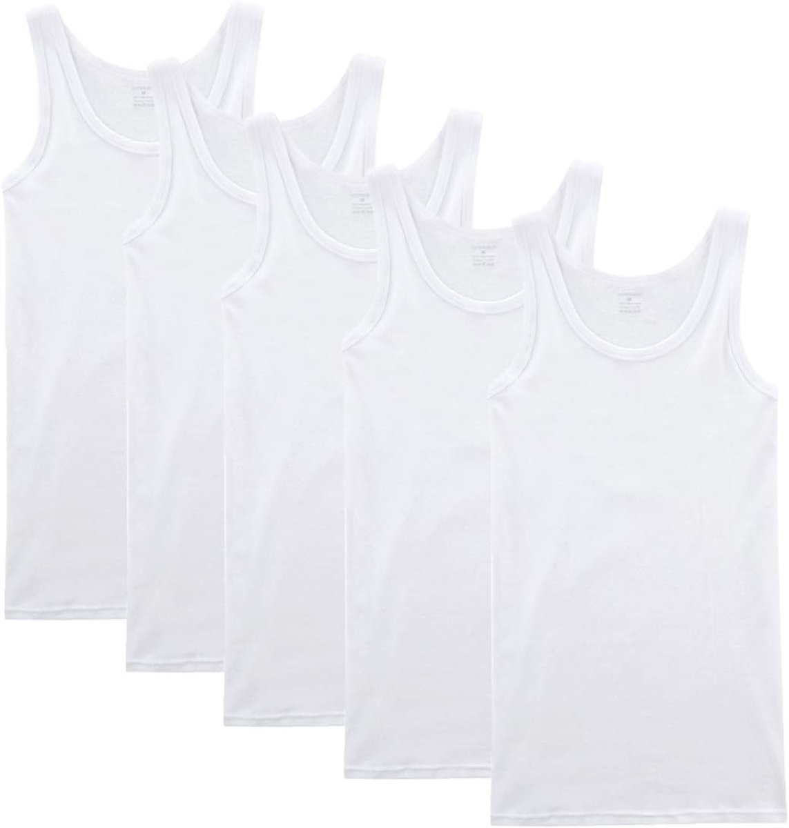 3/5 Pack Undershirt Mannen Tanktop Vele Kleuren 100% Hoge Kwaliteit Katoen Krimpt Niet Vervaagt Niet Ondoorzichtig